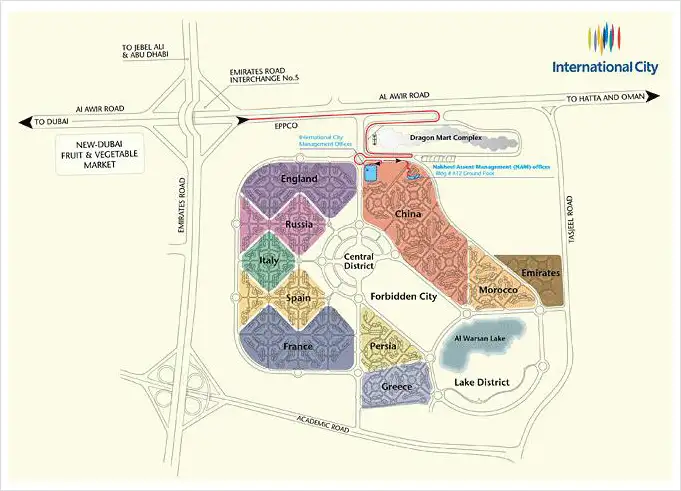 Lawnz Apartments location map