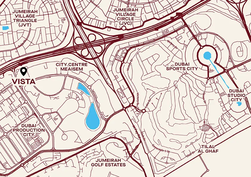 Vista by Vision location map