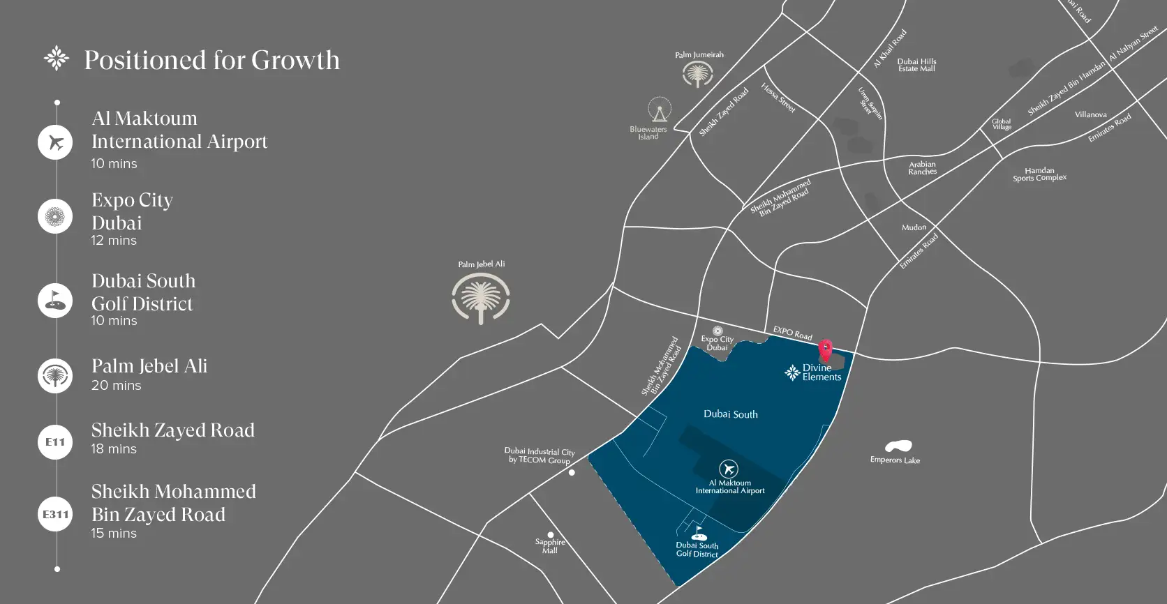 Divine Elements by Takmeel location map
