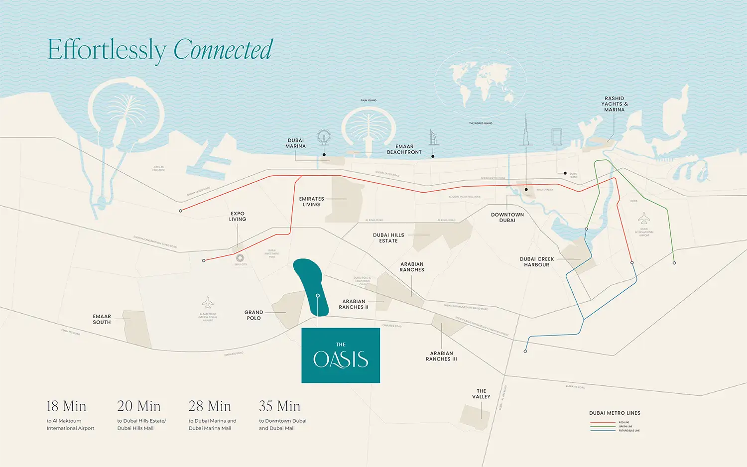 Valoria at The Oasis location map
