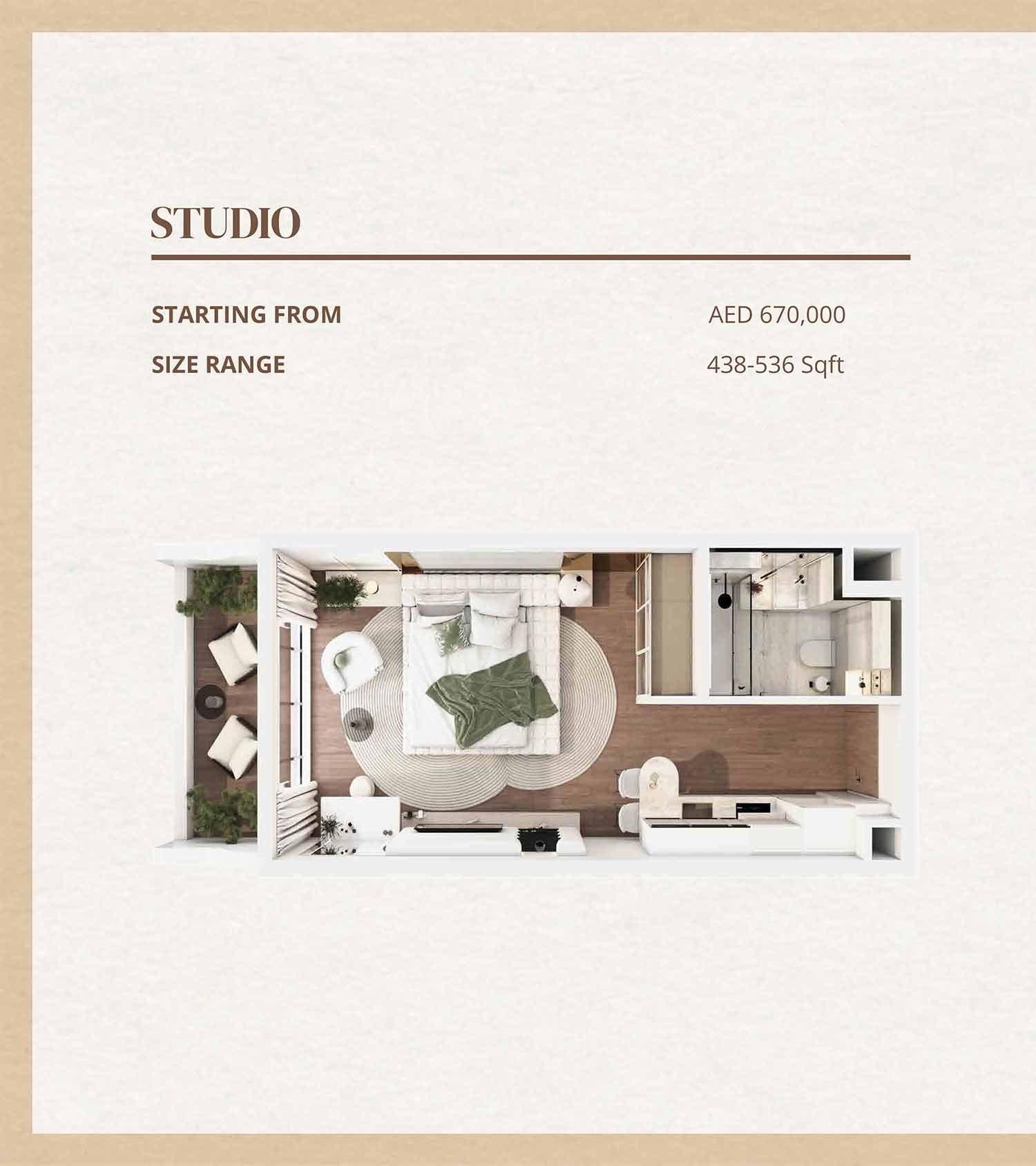 Studio floor plan