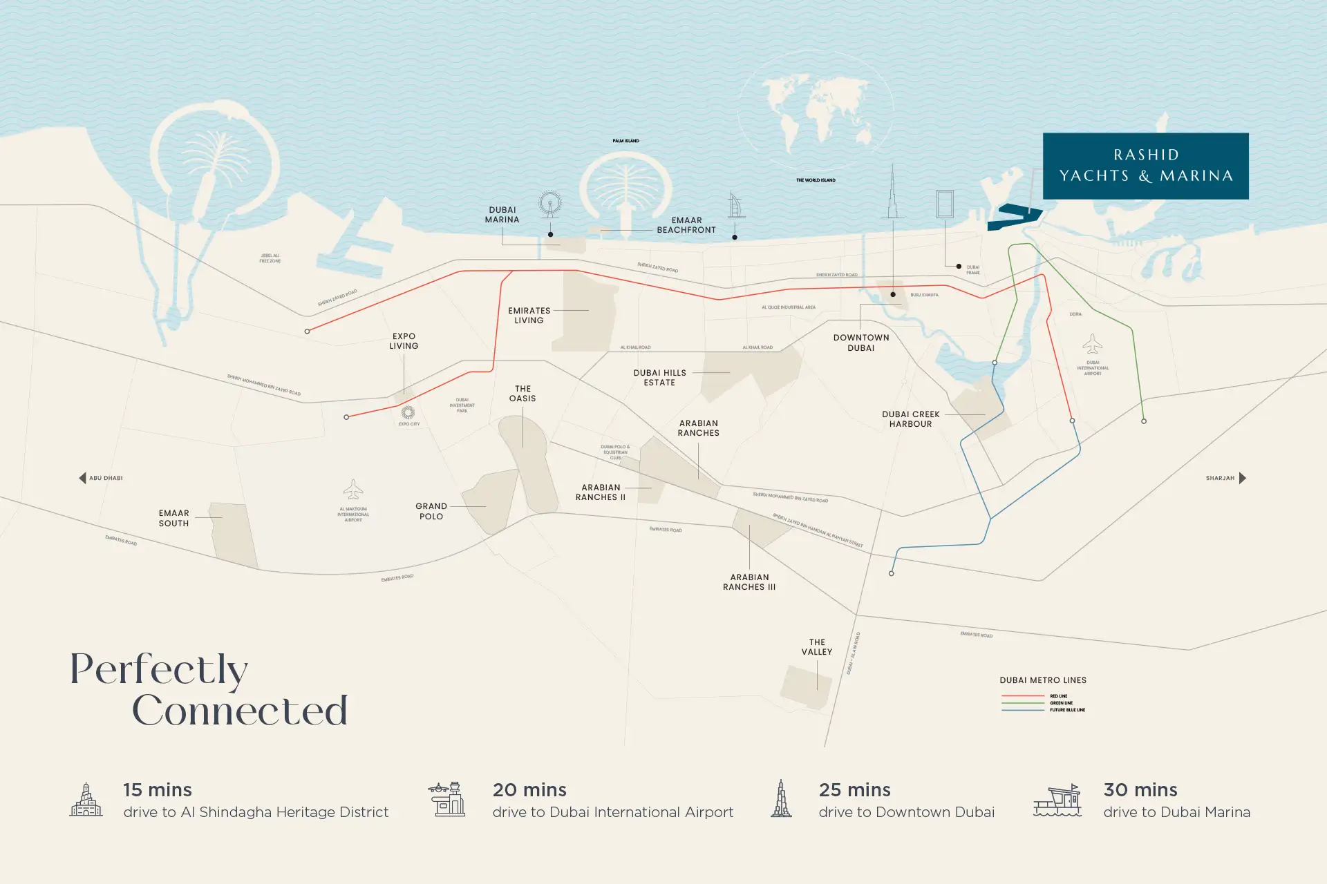 Fior at Rashid Yachts and Marina location map