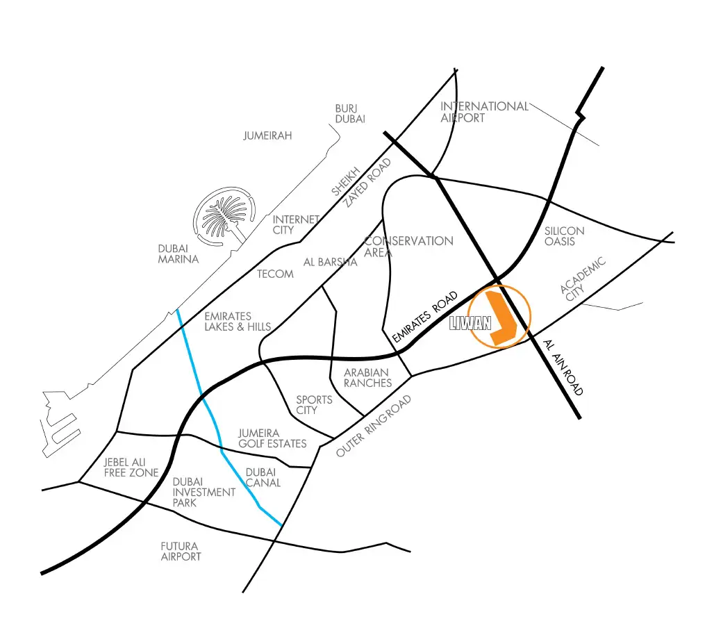 Queue Point location map