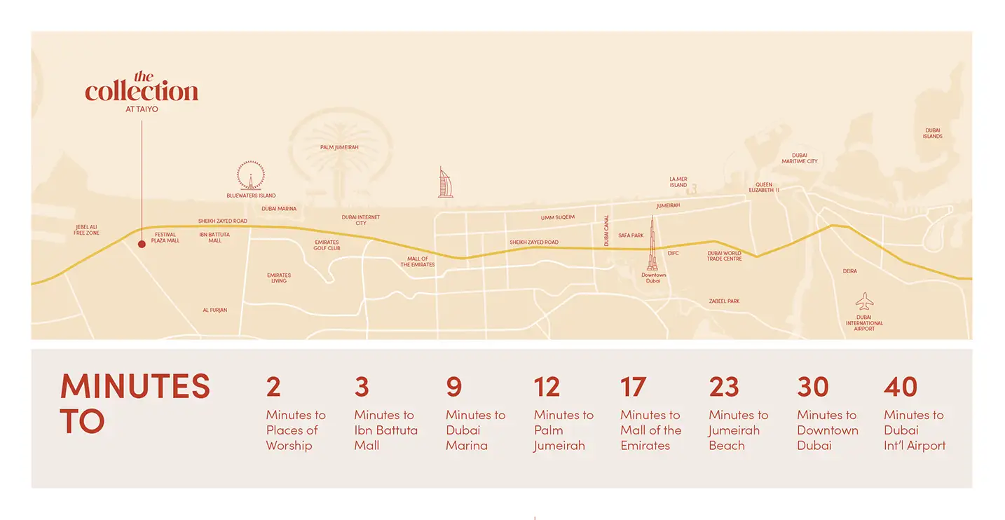The Collection at Taiyo location map