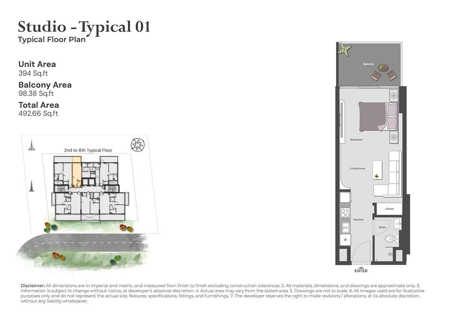 Studio floor plan