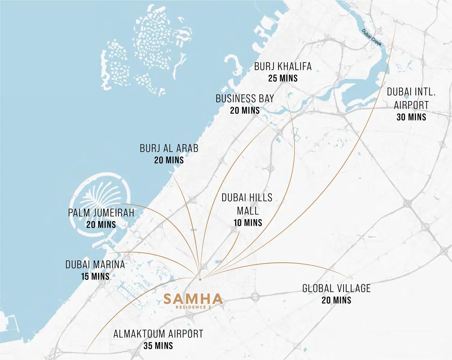 Samha Residence 2 location map