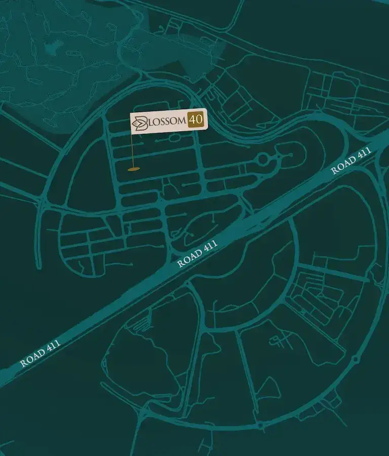Blossom 40 at Majan location map