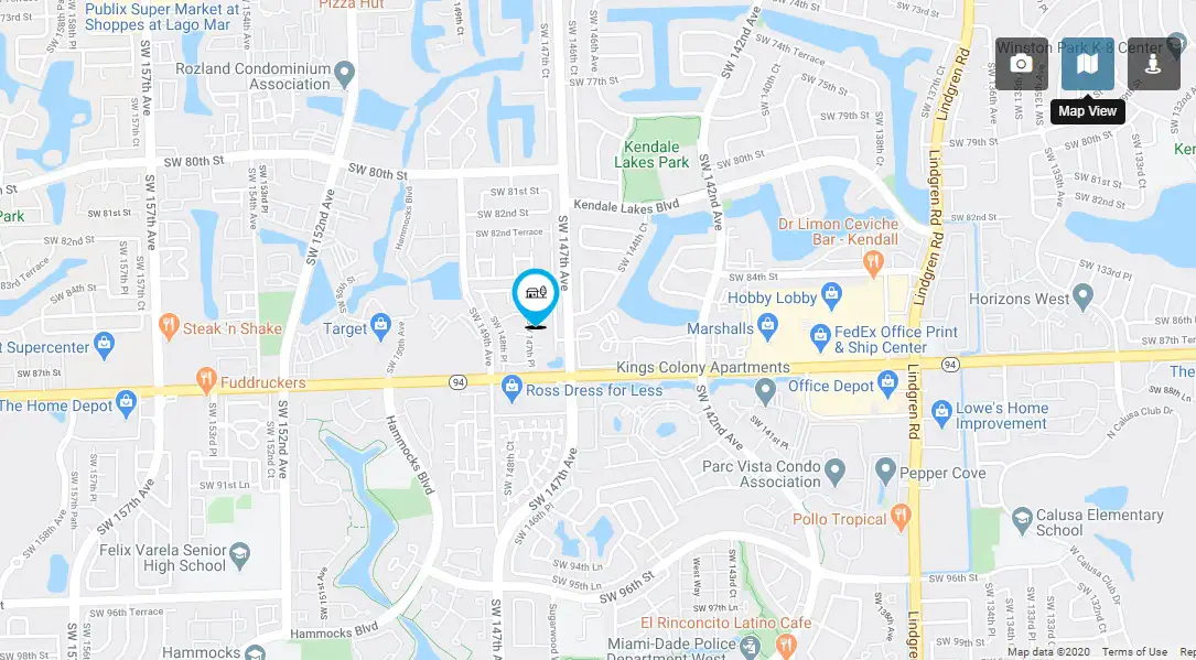 Beverly Residence location map