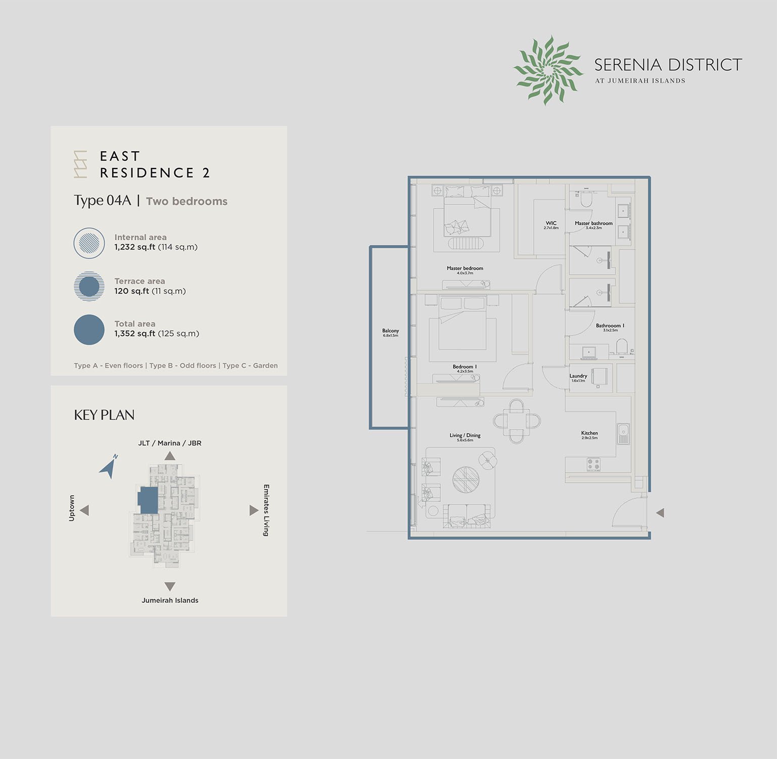 Serenia District East Residences floor plan