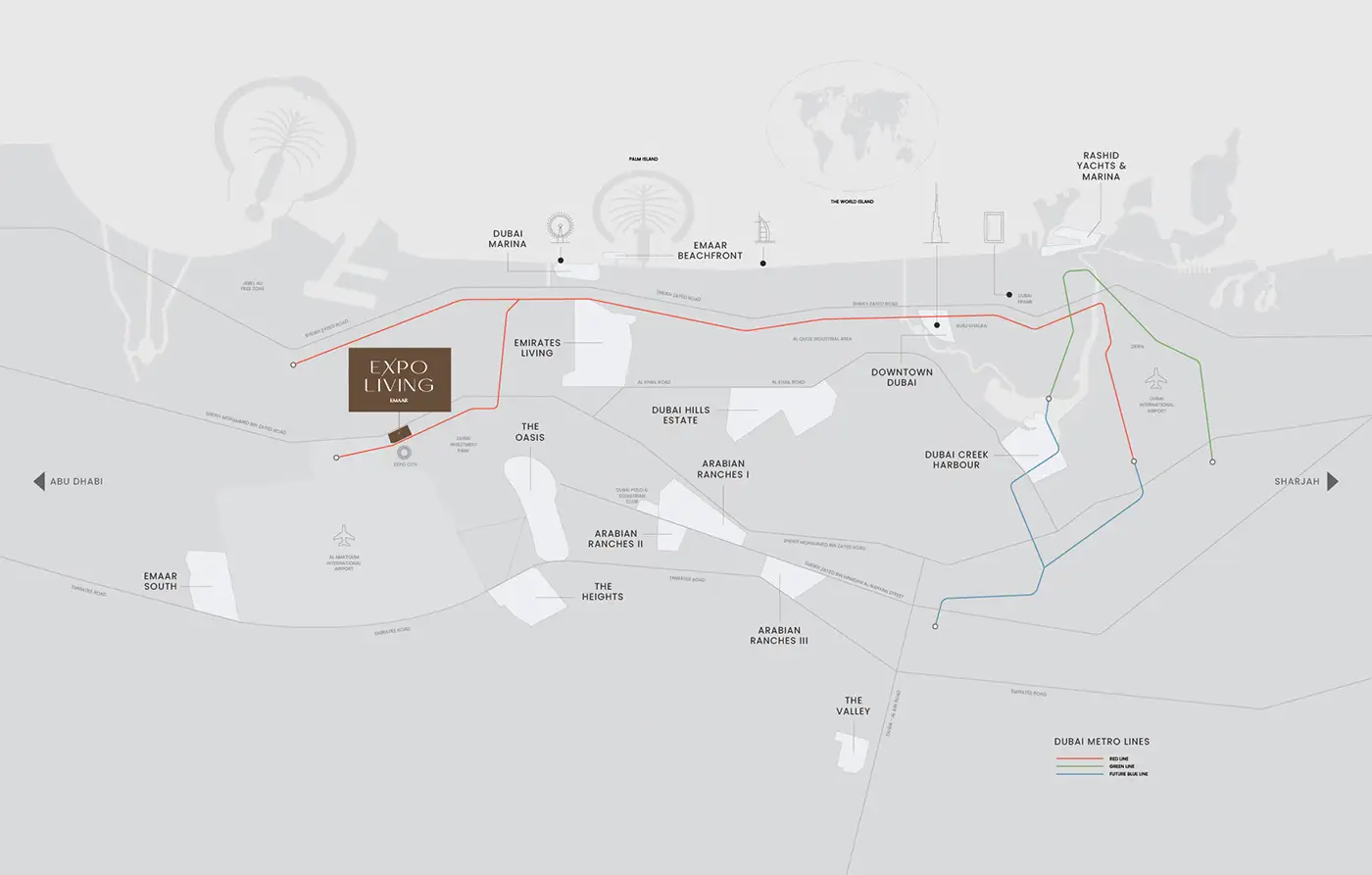 Terra Woods at Expo Living location map