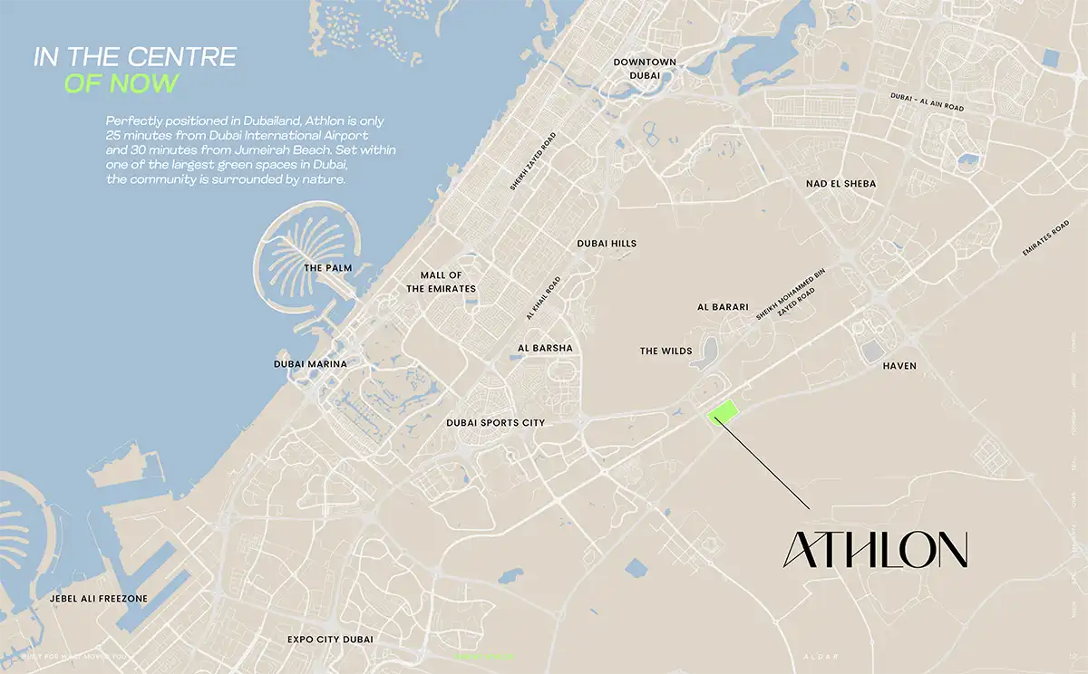 Rise by Athlon 4 location map