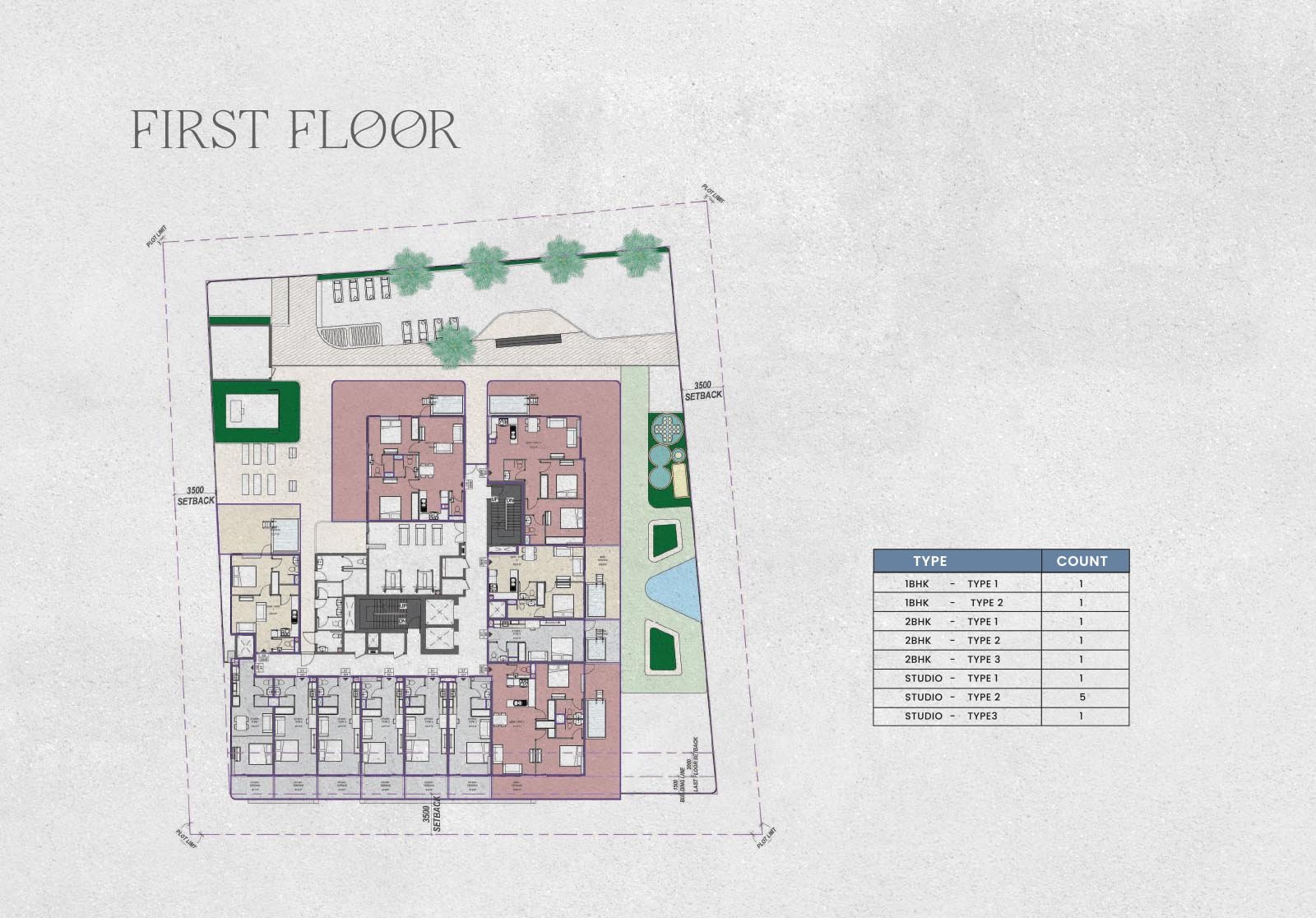 Zyra Hills at Al Warsan Layout Plan First Floor floor plan