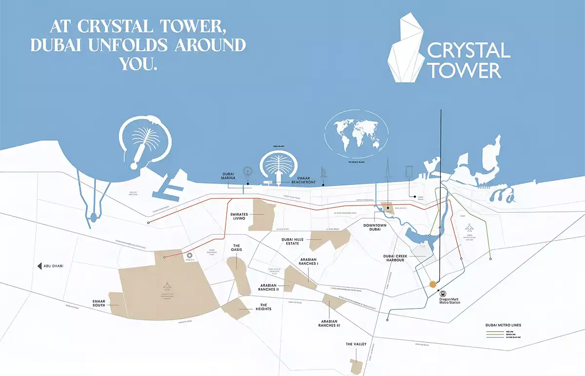 Crystal Tower by VHS location map