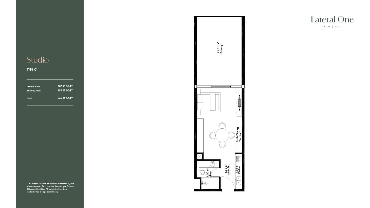 Studio floor plan