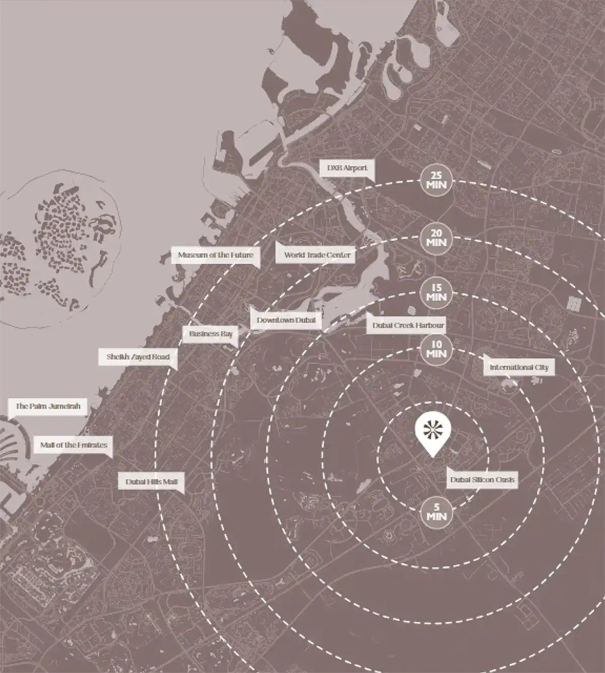 Solen Residence location map