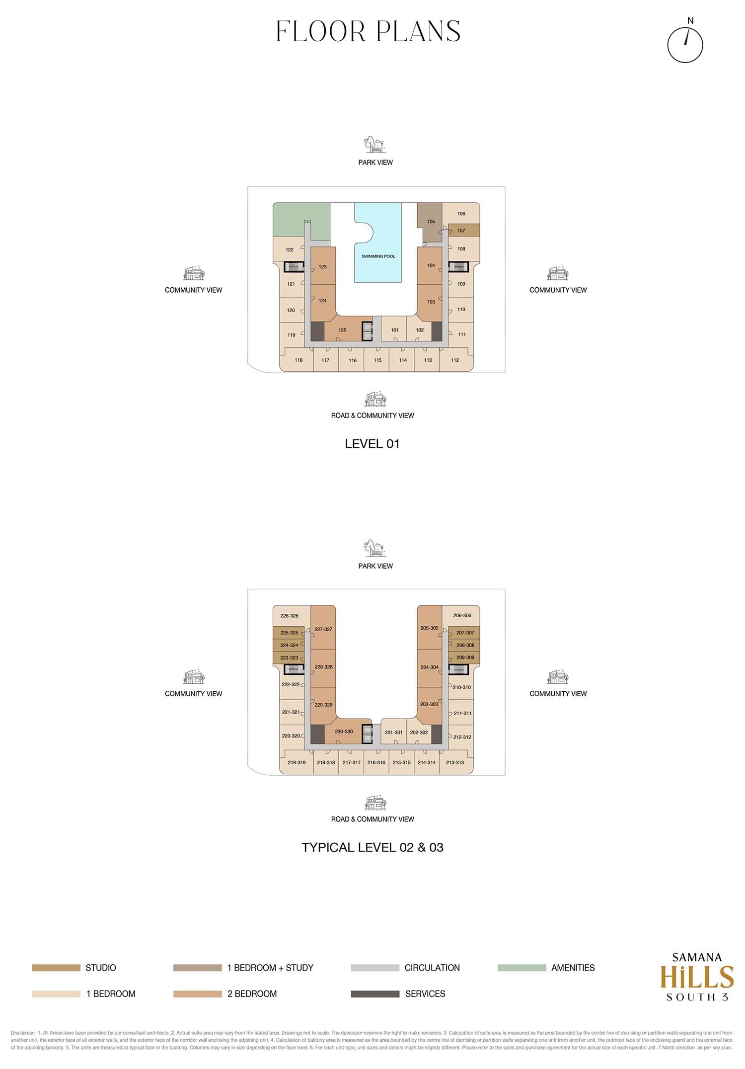 Samana Hills South 3 floor plan