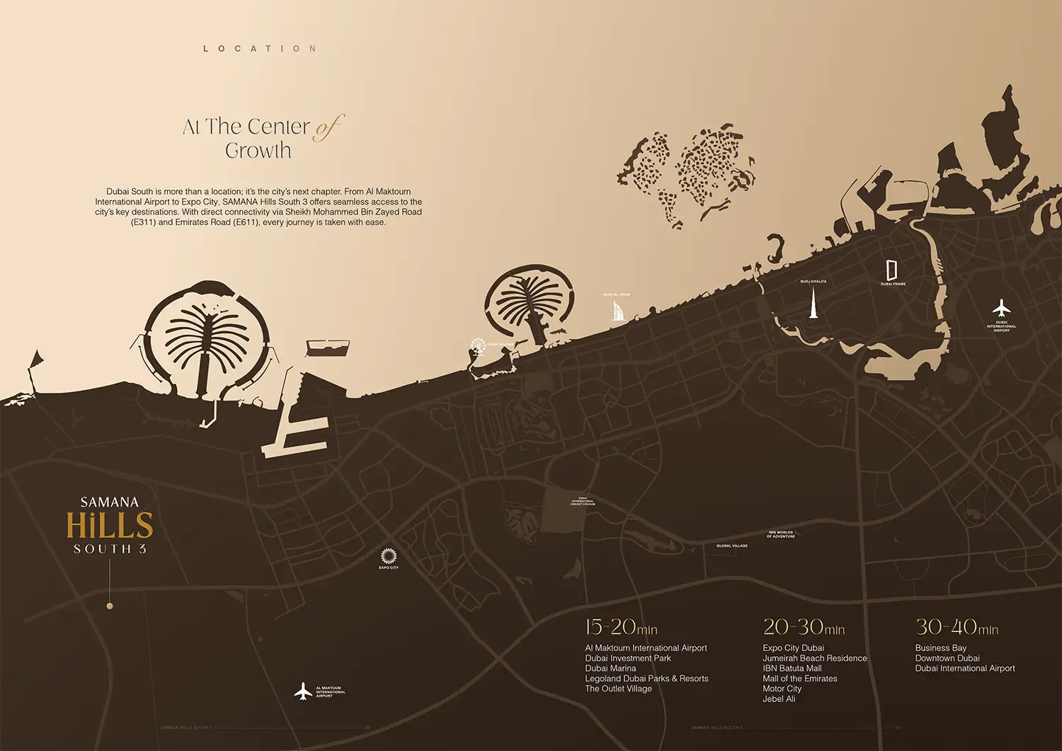 Samana Hills South 3 location map