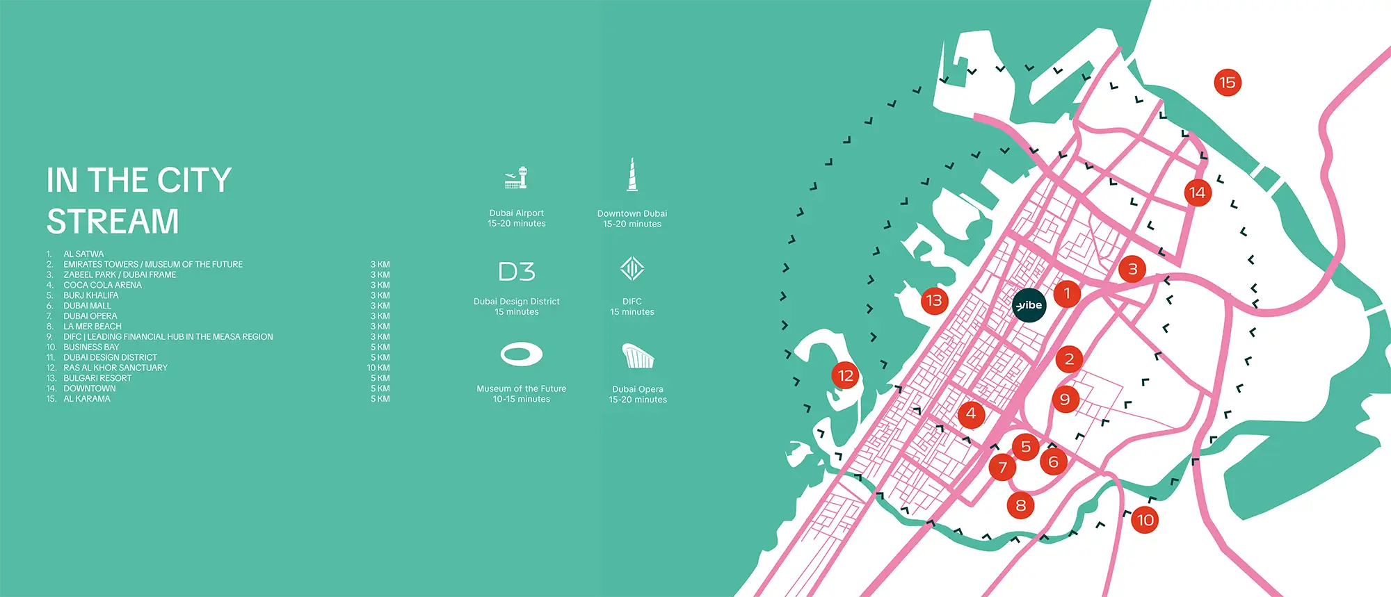 Vibe by Arsenal location map