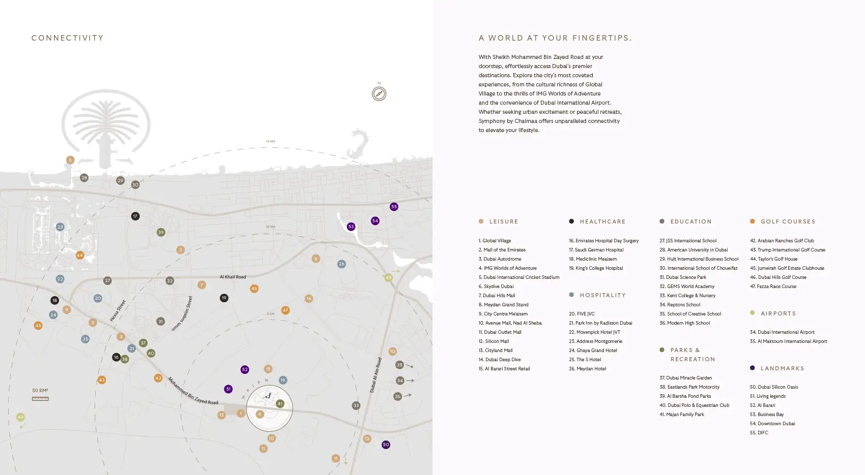 Symphony by Chaimaa location map