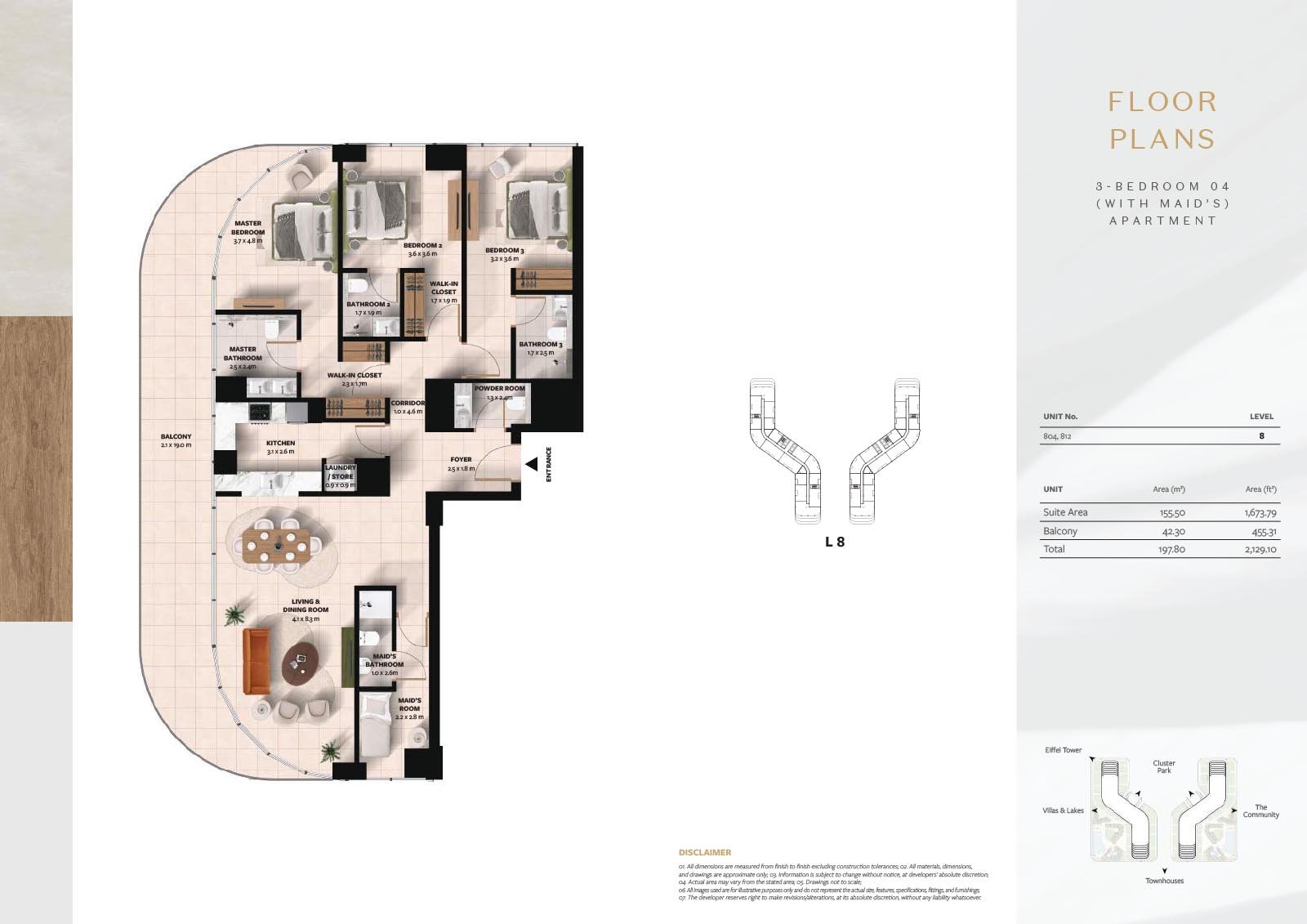 Cascada 2 at Waada floor plan