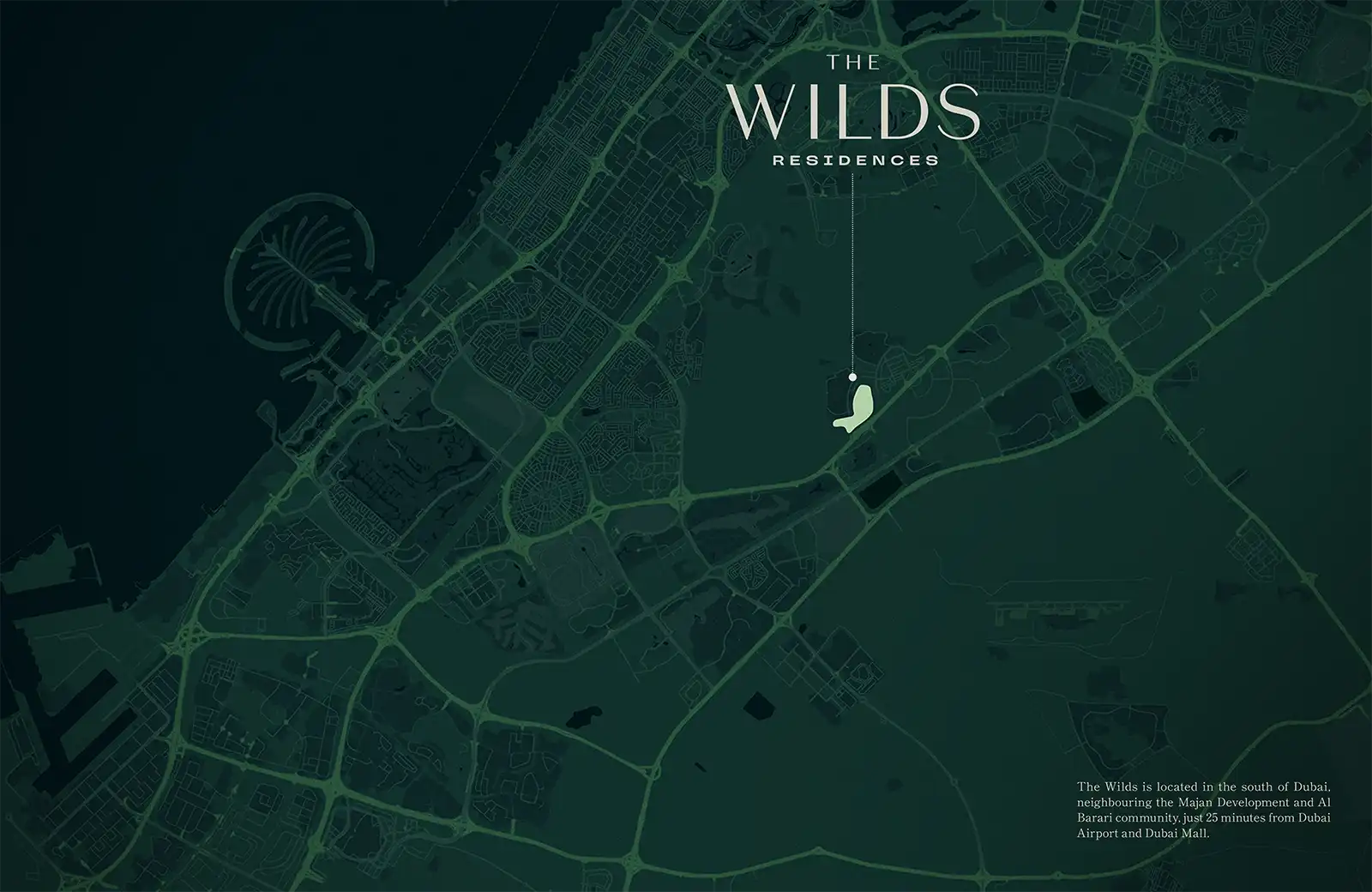 The Wilds Residences location map