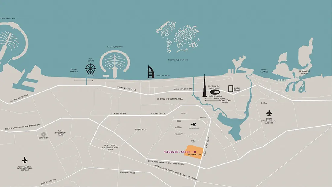 Fleur De Jardin Villas location map