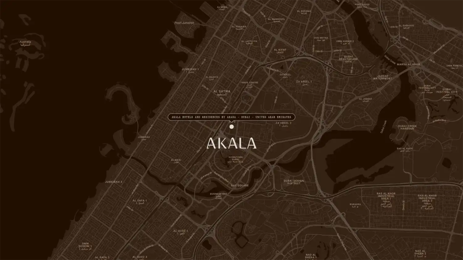 Akala Hotels and Residences location map