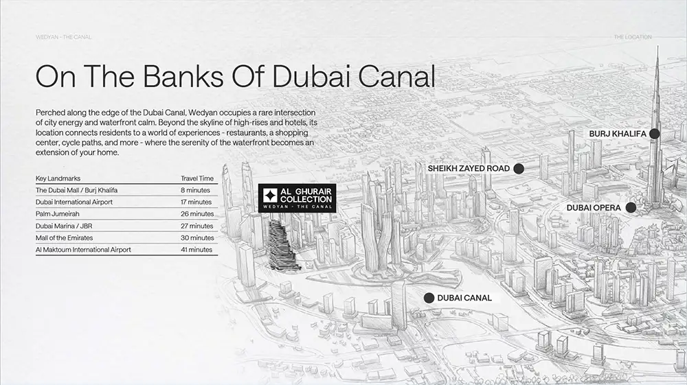 Wedyan at Business Bay location map