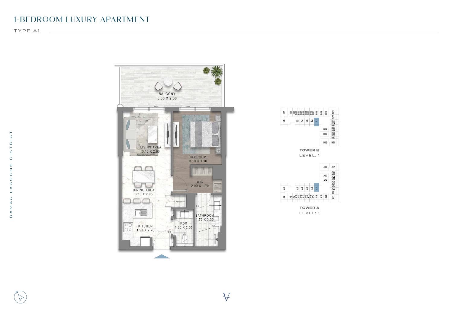 Valencia at Damac Lagoons floor plan