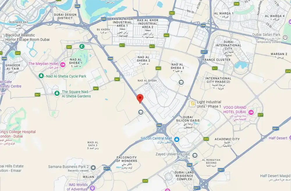 Nejm 1 Residences location map