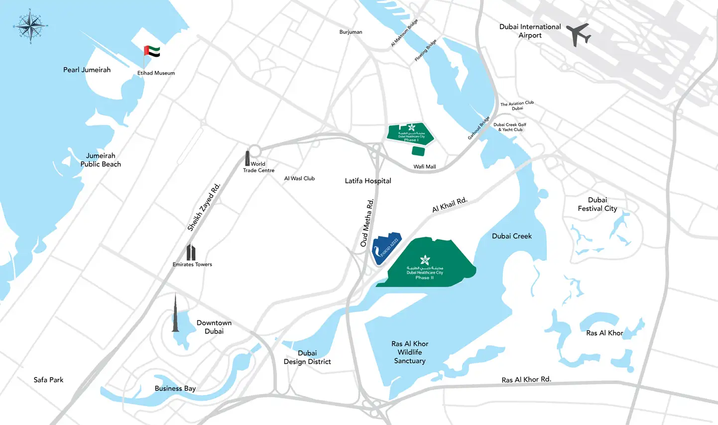 Fawad Azizi Residence location map