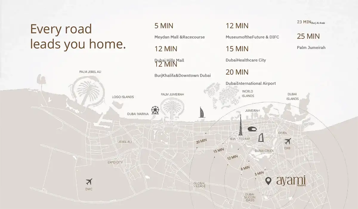 Ayami Residence location map