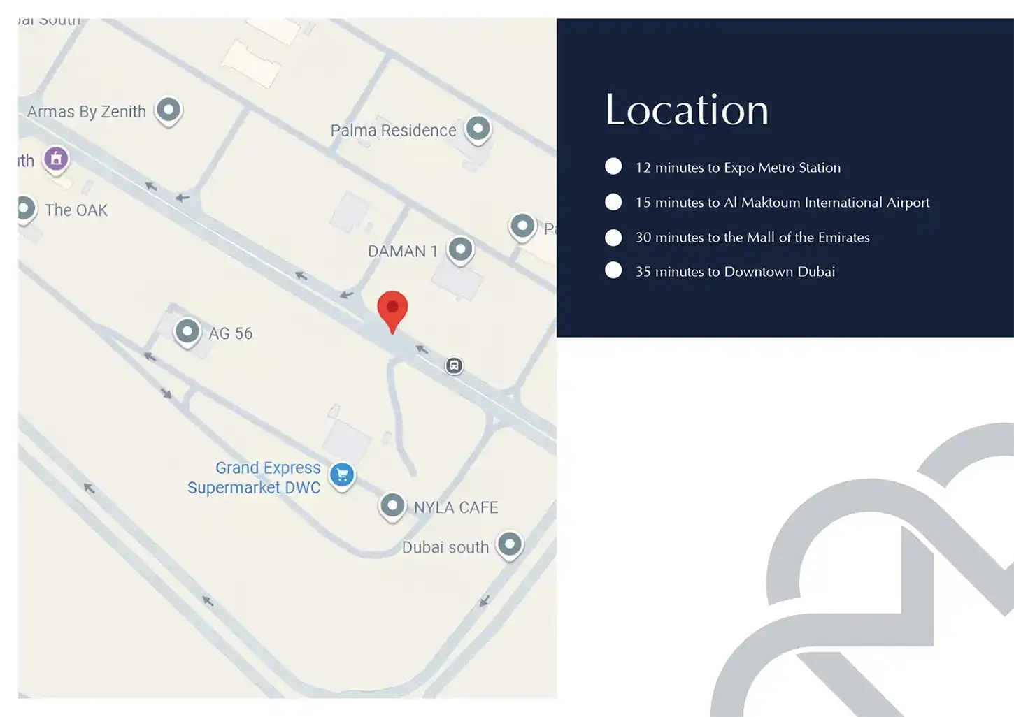 Coventry 49 at Dubai South location map