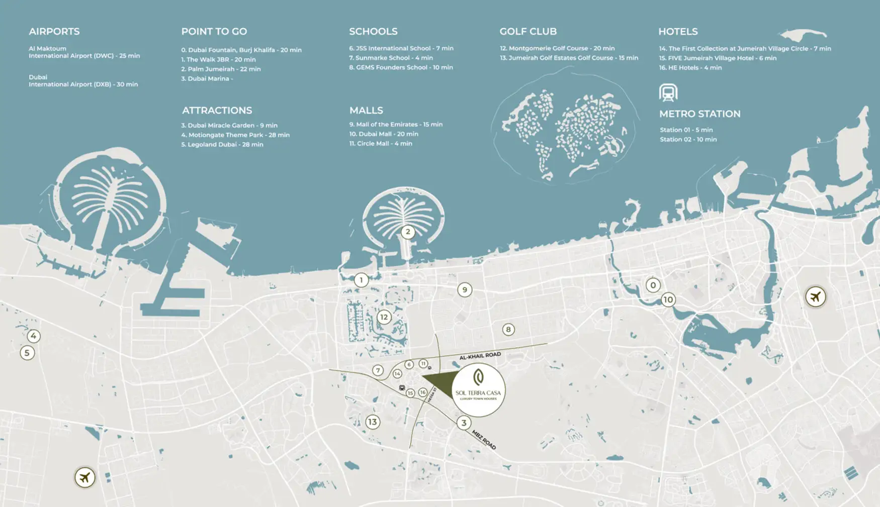 Sol Terra Casa at JVC location map