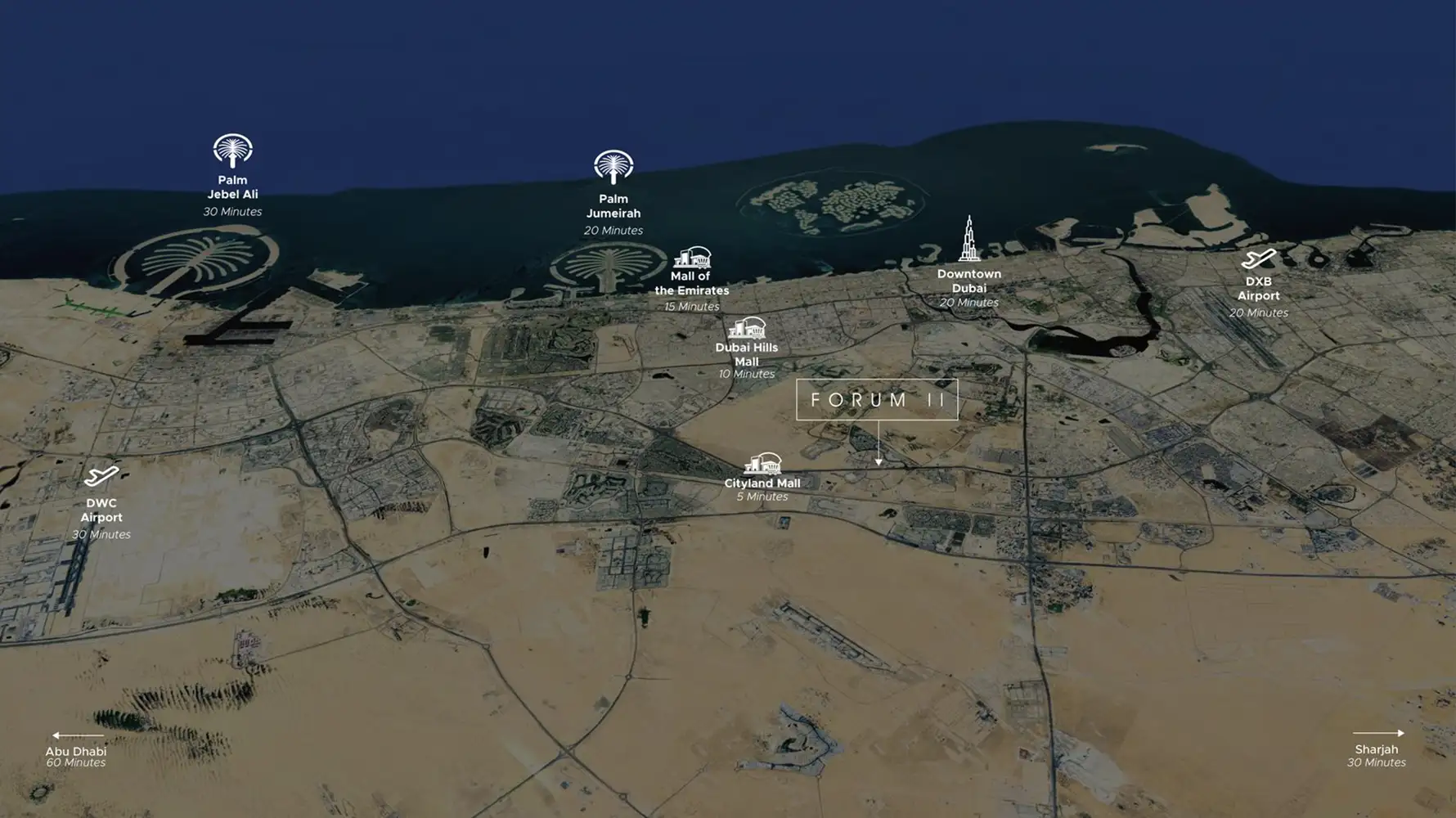 Forum 2 Residences location map