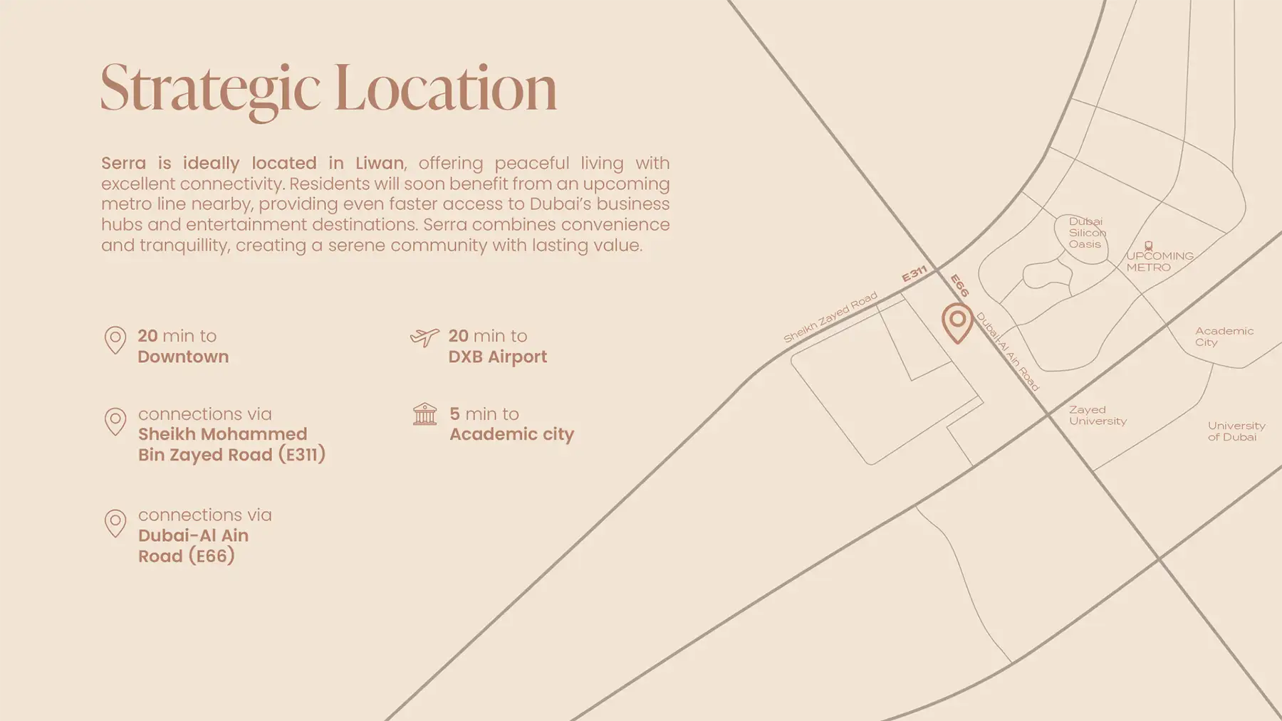 Serra Residence at Liwan location map