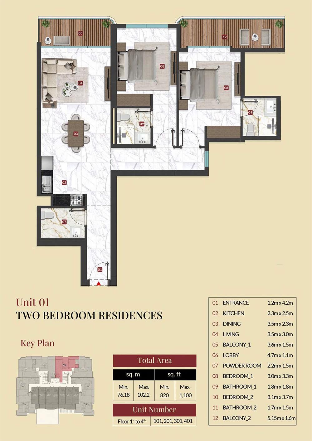 Miorah by Zoya floor plan