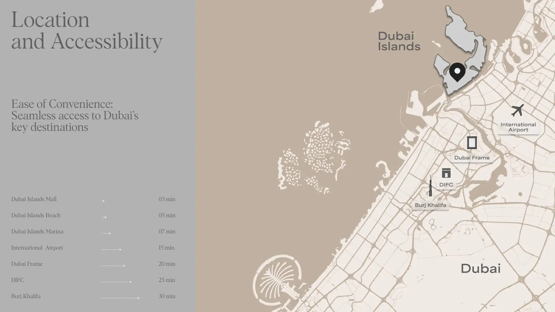 House of Well at Dubai Islands location map