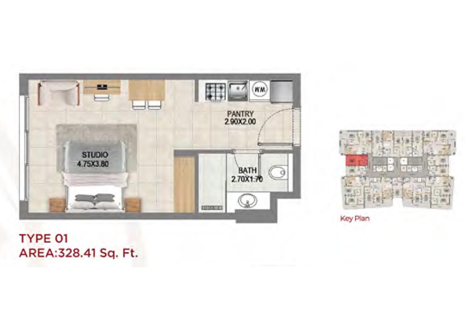 Studio floor plan