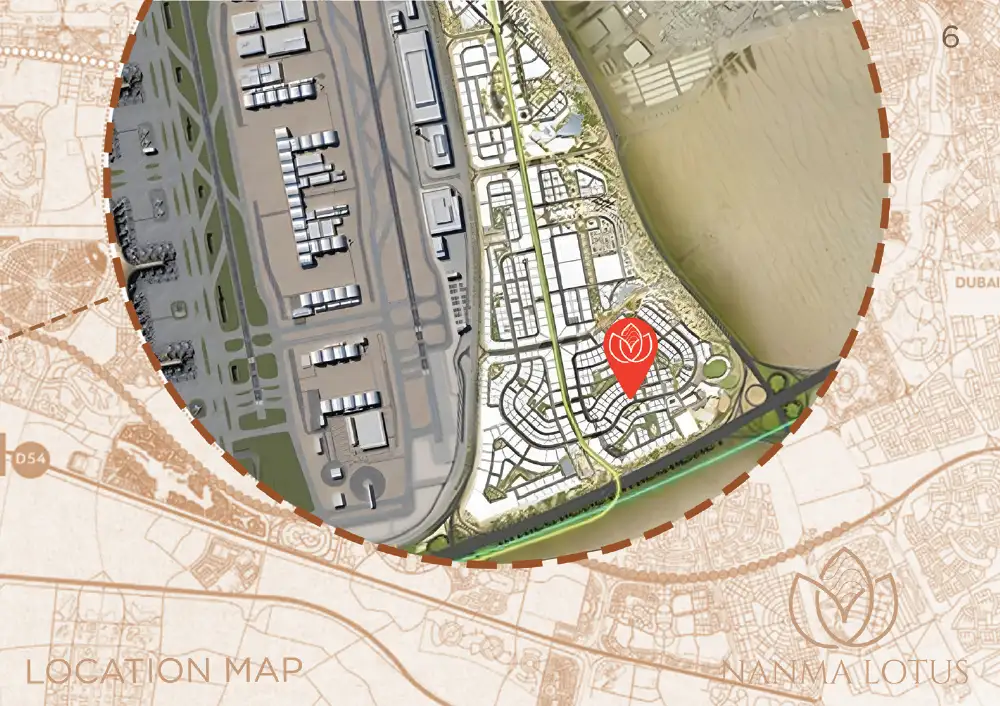 Nanma Lotus at Dubai South location map