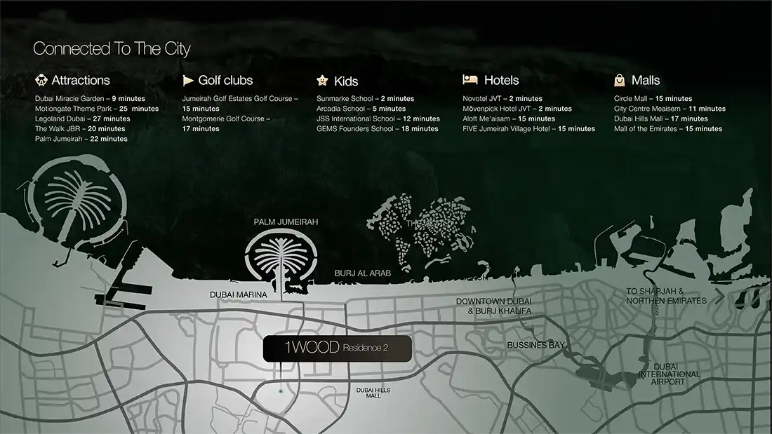 1Wood Residence 2 at JVC location map