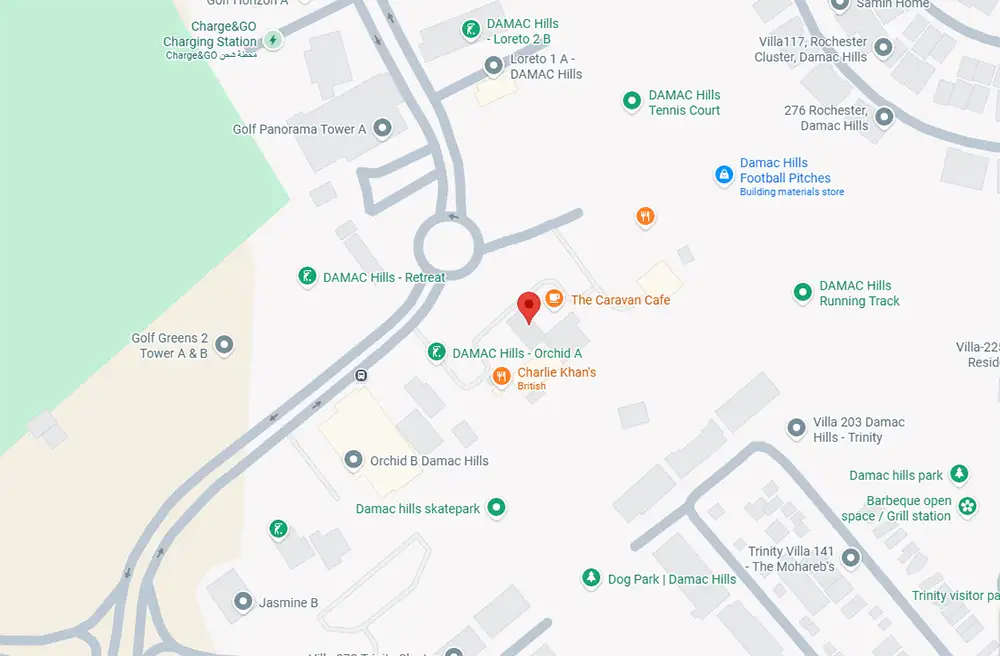 Lilac at Damac Hills location map