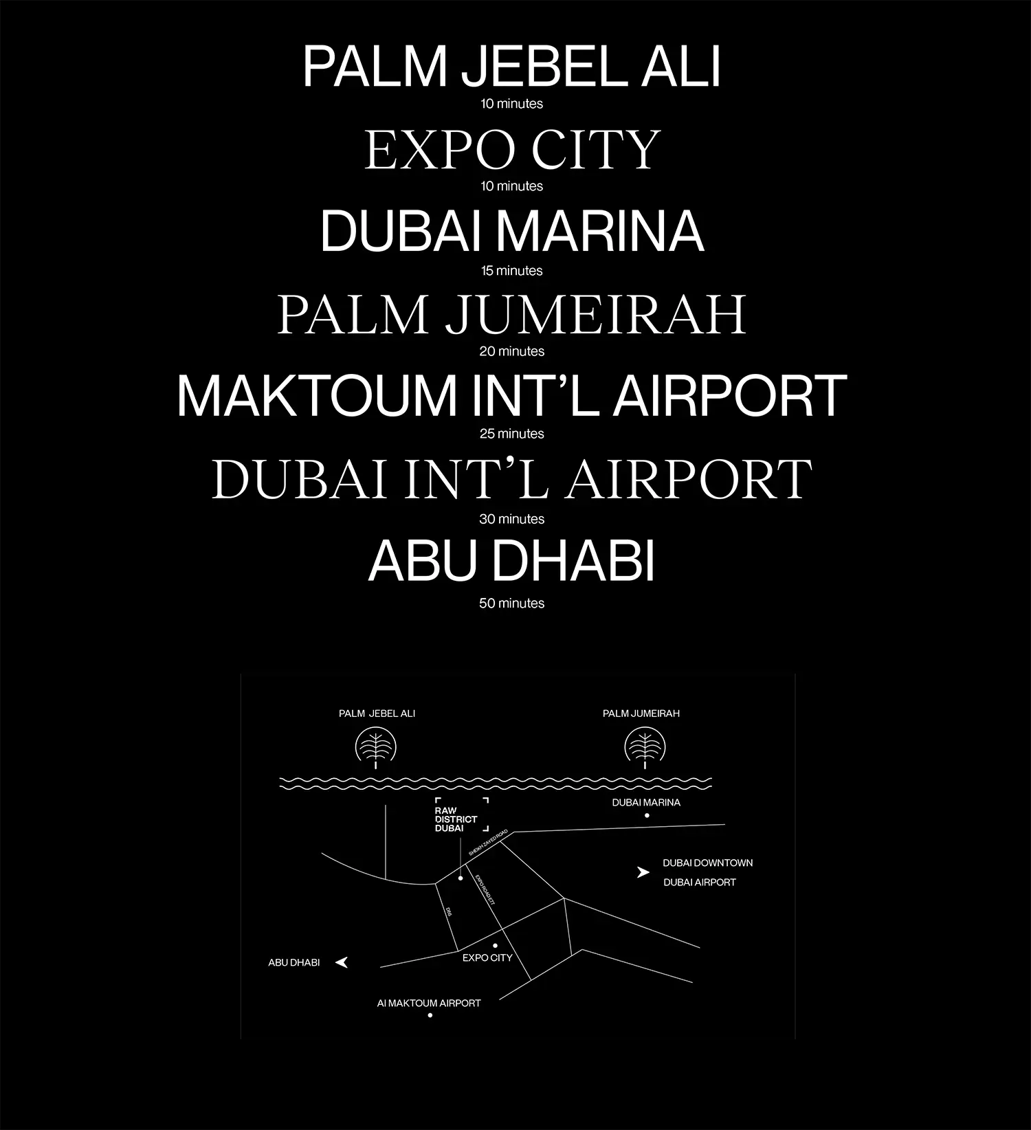 Raw District by Imtiaz location map