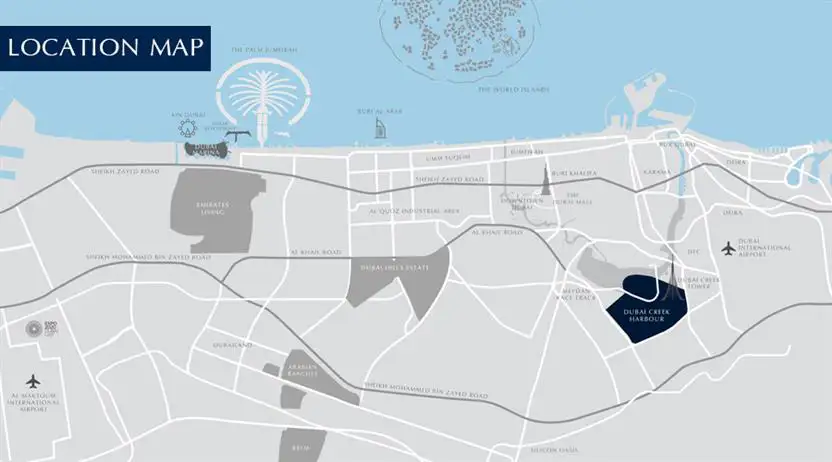 Breeze at Creek Beach location map