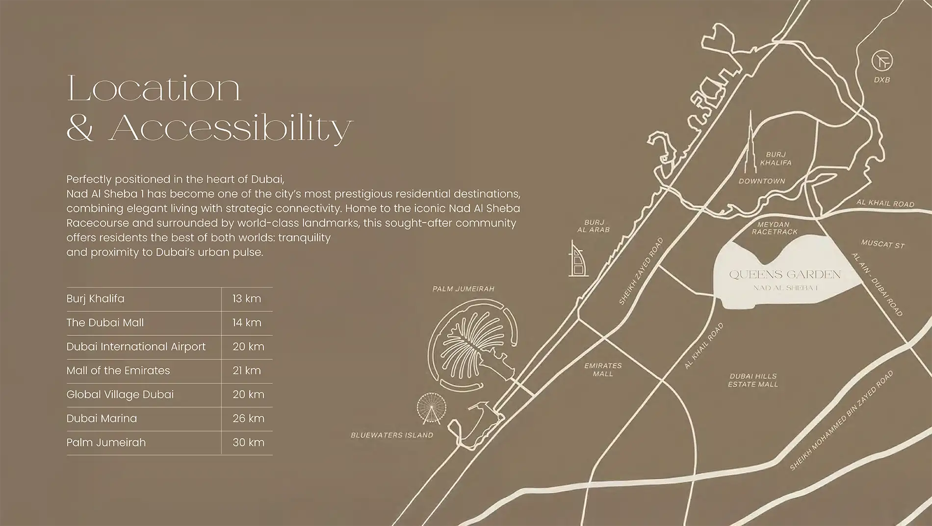 Queens Garden at Nad Al Sheba location map