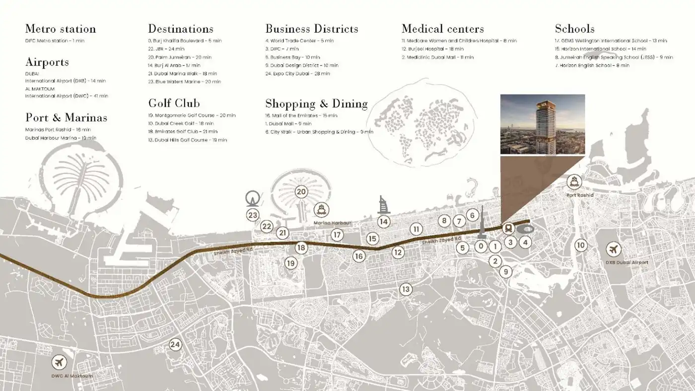 Sol Luxe location map