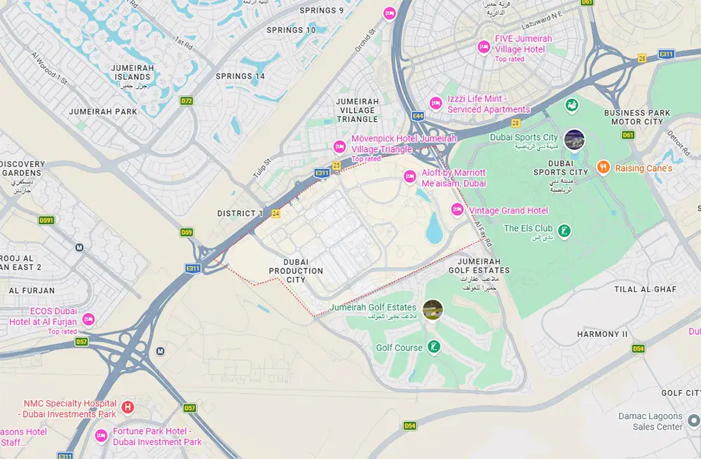 Eira Residence by Neoterra location map