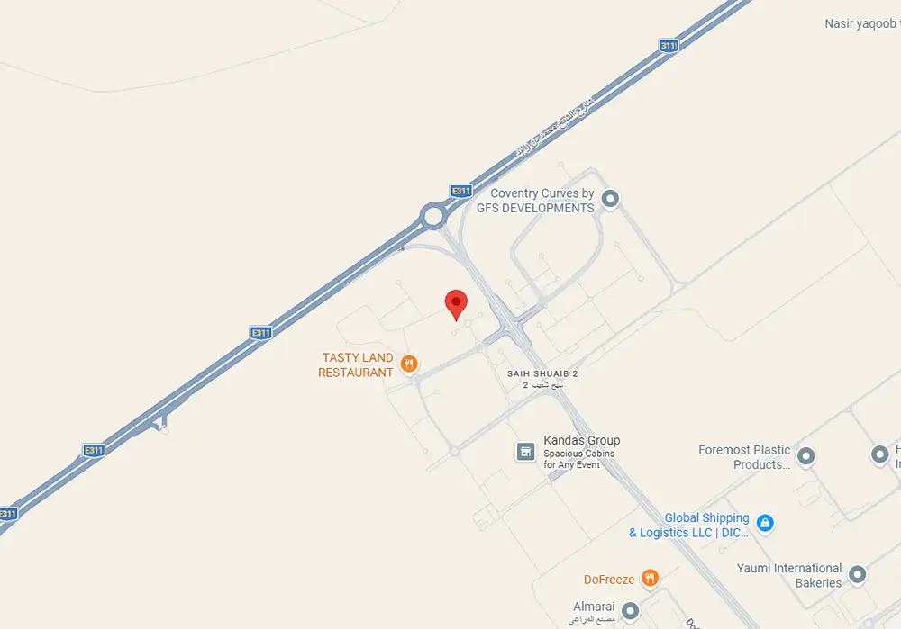 Coventry Residence location map