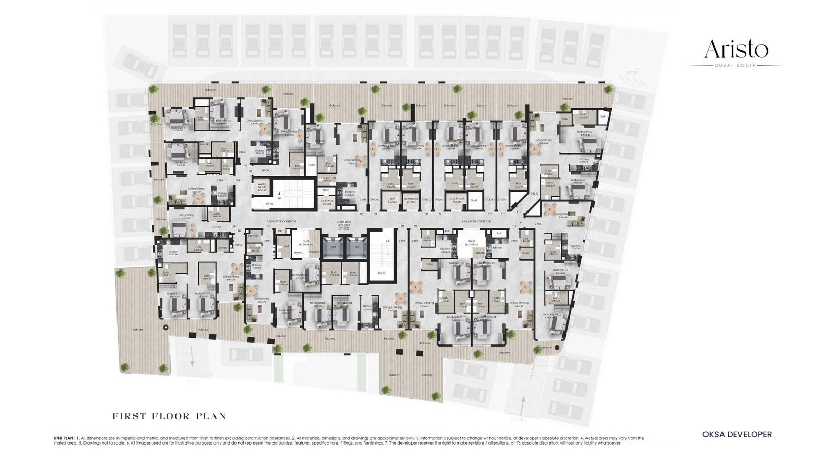 Aristo at Dubai South floor plan