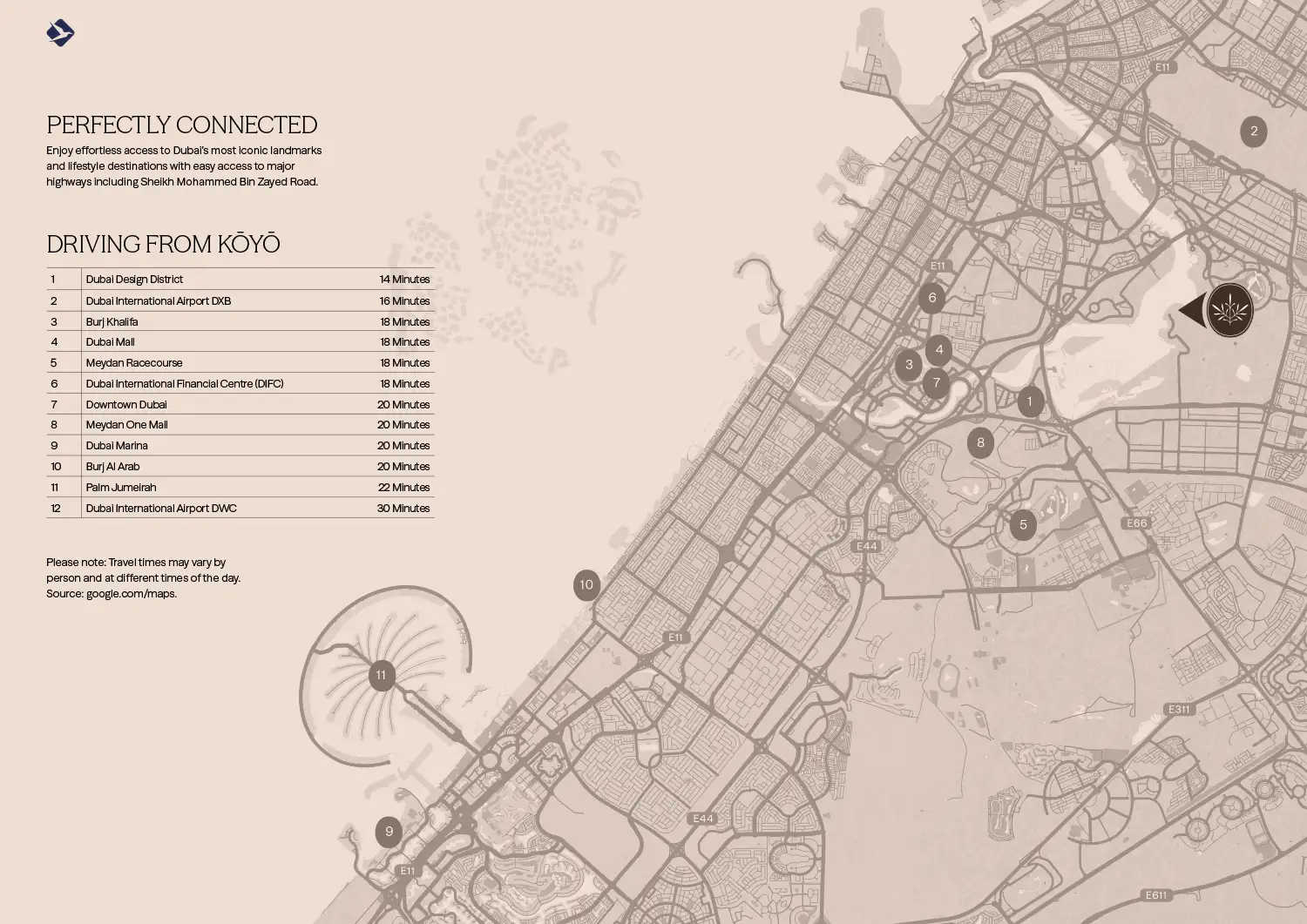 Koyo Residence by Fuji location map
